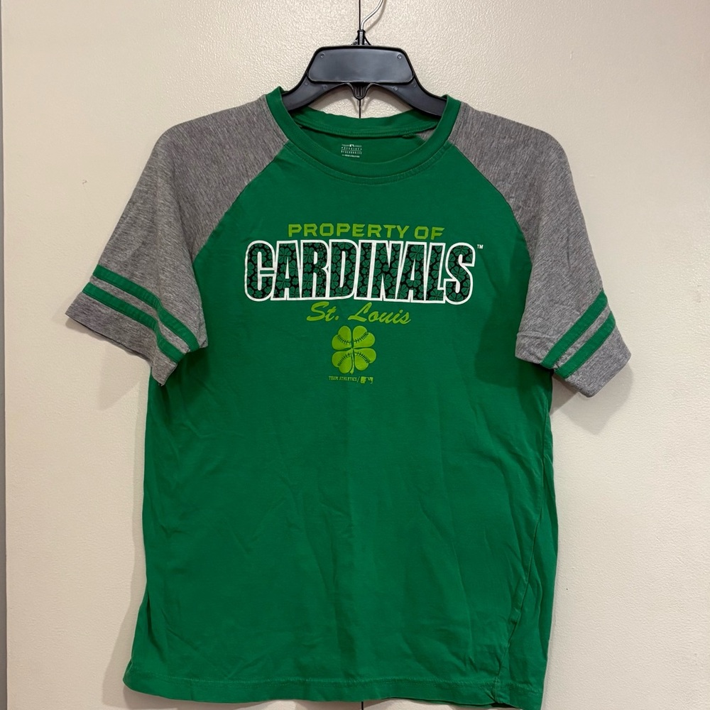 Genuine Merchandise Green and Gray Cardinals Tee